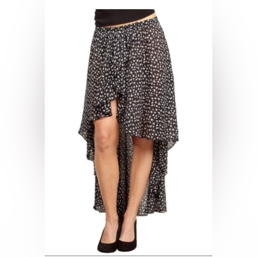 BRANDY MELVILLE HIGH LOW FLORAL SKIRT BOHEMIAN‎ STYLE COQUETTE